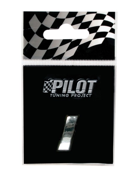 LETTERA'I'ADESIVA 3D TYPE-1 FLAT CROMATA