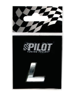 LETTERA'L'ADES.3D T-1 MM.18 FLAT CROMATA