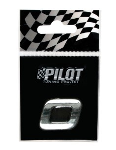 LETTERA'O'ADES.3D T-1 MM.18 FLAT CROMATA