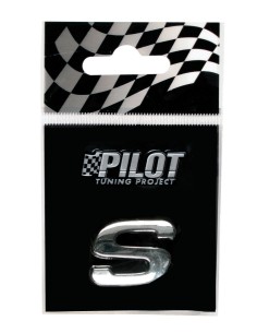 LETTERA'S'ADES.3D T-1 MM.18 FLAT CROMATA