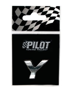 LETTERA'Y'ADES.3D T-1 MM.18 FLAT CROMATA