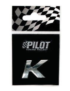 LETTERA'K'ADES.3D T-1 MM.18 FLAT CROMATA