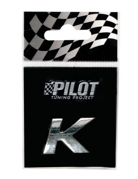 LETTERA'K'ADES.3D T-1 MM.18 FLAT CROMATA