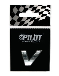 LETTERA'V'ADES.3D T-1 MM.18 FLAT CROMATA