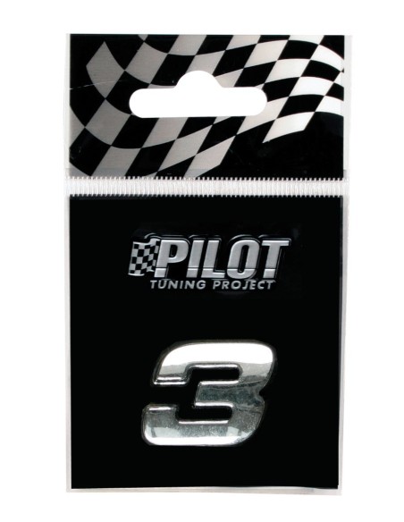 NUMERO'3'ADES.3D T-1 MM.18 FLAT CROMATA