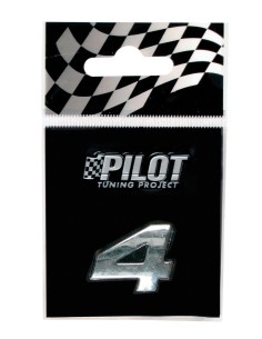 NUMERO'4'ADES.3D T-1 MM.18 FLAT CROMATA