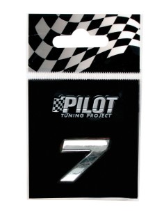 NUMERO'7'ADES.3D T-1 MM.18 FLAT CROMATA