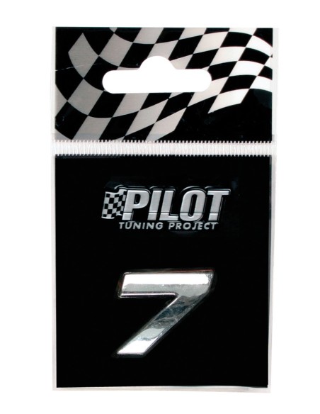 NUMERO'7'ADES.3D T-1 MM.18 FLAT CROMATA