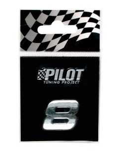 NUMERO'8'ADES.3D T-1 MM.18 FLAT CROMATA