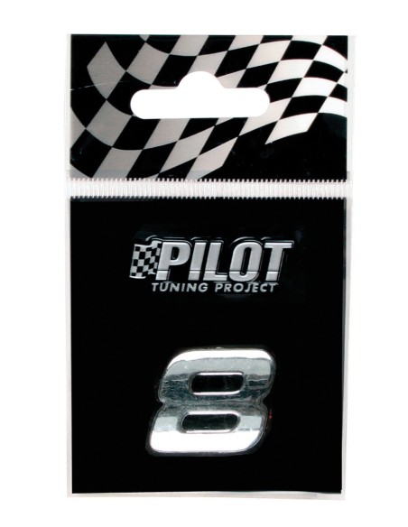 NUMERO'8'ADES.3D T-1 MM.18 FLAT CROMATA