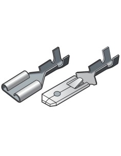 KIT 20 CAPICORDA PIATTI NON ISOLATI MISURA: 6,3X0,