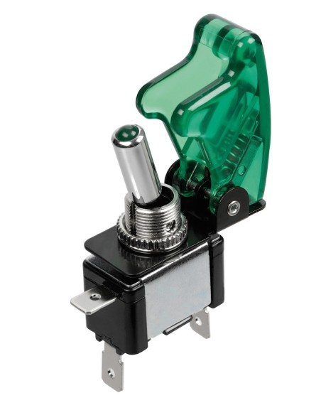 INTERRUTTORE CON SICURA VERDE