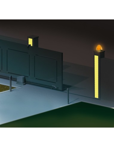 FASCIA NASTRO RIFLETTENTE ROSSO 1M X 5CM