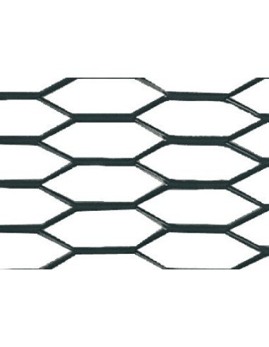 GRIGLIA RACING GRILL.100X33 HEXAGON COL.NERO