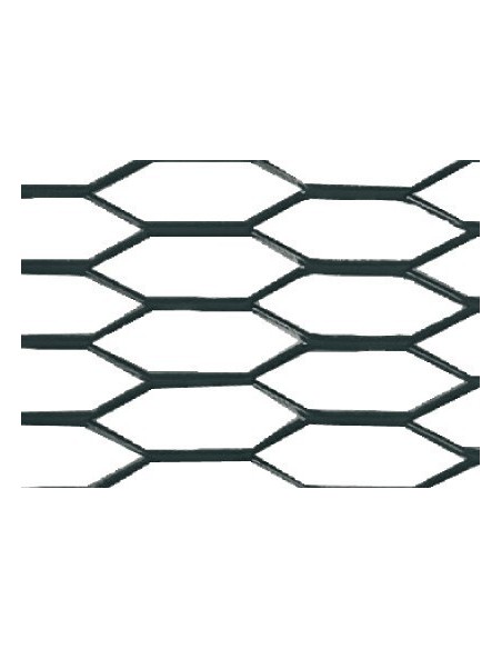 GRIGLIA RACING GRILL.100X33 HEXAGON COL.NERO