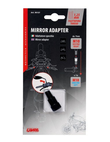 ADATTATORE SPECCHIO MOTO M10 DX in poi  M10 SX