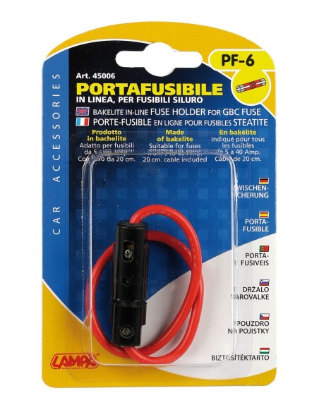 PORTAFUSIB.SIL.5-40A C/VITE PF-6