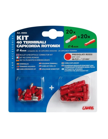 KIT 40 CAPICORDA ROT.ROSSI