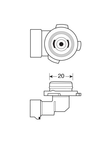 LAMPADIN.H12 12V 53W PZ20D