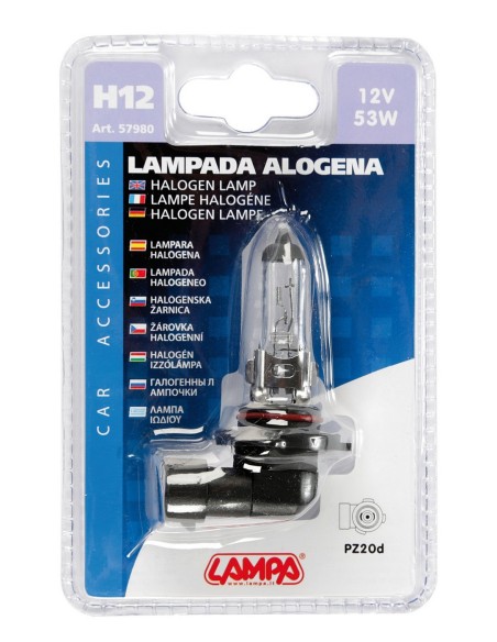 LAMPADIN.H12 12V 53W PZ20D