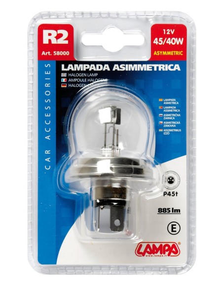 LAMPADIN.ASIMM.12V 45/40W P45T