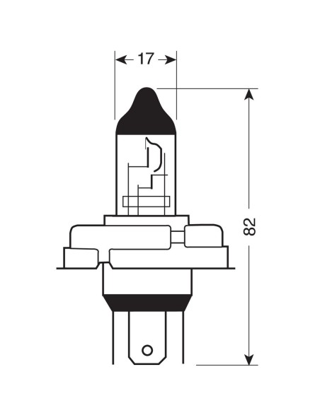 LAMPADIN.H5 12V 60/55W P45T