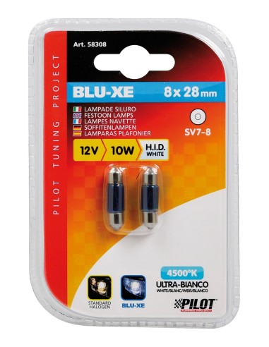 CP.LAMPADIN.TUBOL.BLU-XE 10W SV7 8X28MM