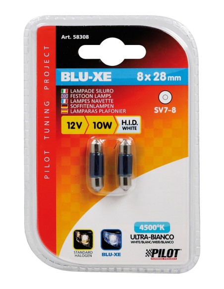 CP.LAMPADIN.TUBOL.BLU-XE 10W SV7 8X28MM