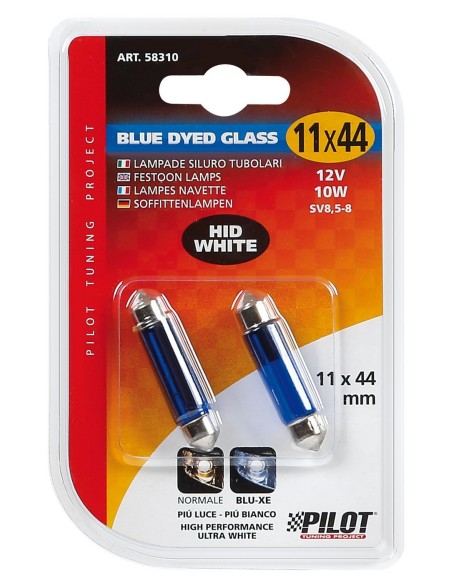 CP.LAMPADA TUBOLARE 10W 11X44 BLUXE