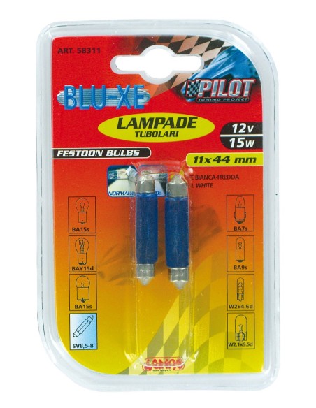 CP.LAMPADIN.TUBOL.15W 11X44 BLUXE