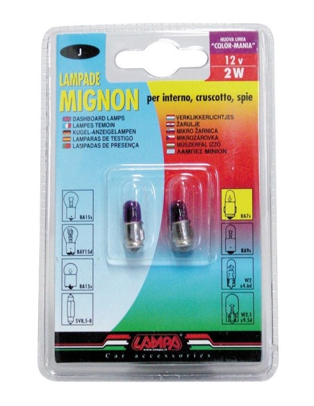 CP.LAMPADIN.MIGNON 12V 2WBA7S VIO