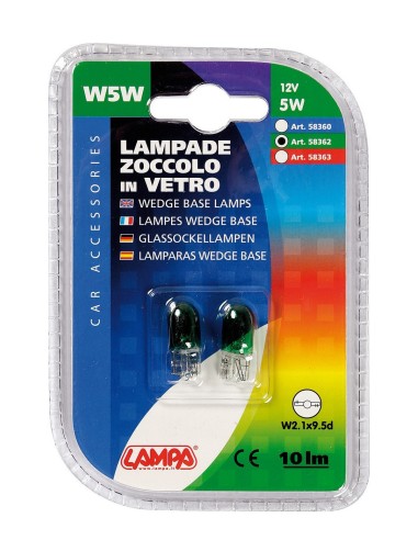 CP.LAMPADIN.W2 5W VERDE
