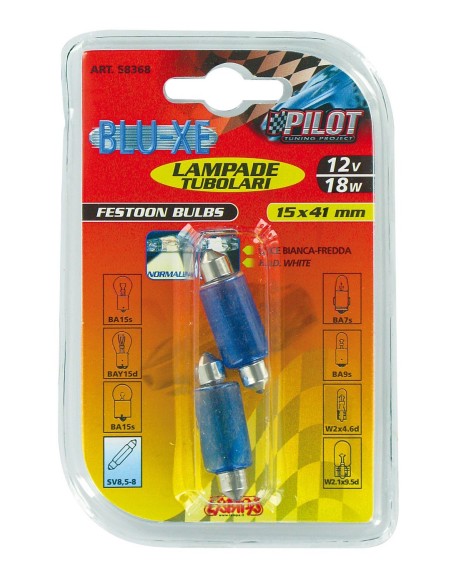 CP.LAMPADIN.TUBOL.BLU-XE SILURO 18W 15X41