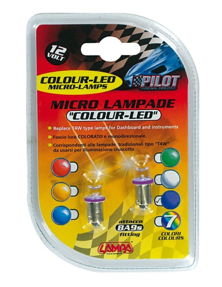 CP.LAMPADE BA9S LED VIOLA