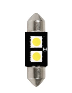 LAMPADINA SILURO--HYPER-LED-- 10X36MM. 2SMD