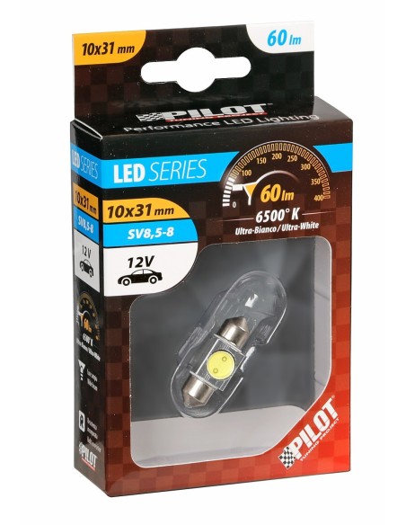 LAMPADIN.HYPER-LED SILURO 10X31MM.