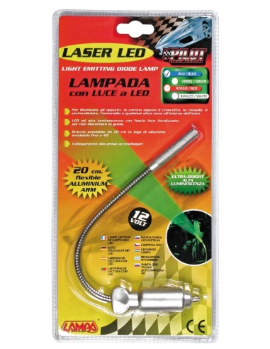 LAMPADA-LASER LED-12V BLU