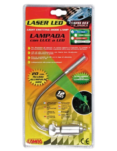 LAMPADA-LASER LED-12V BLU