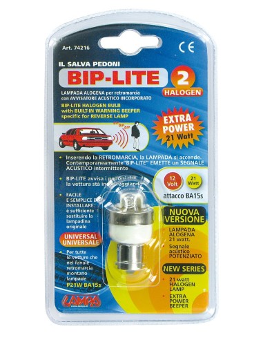 LAMPADIN.RETROMARCIA ALOG.21W C/AVVISAT.INCORPOR.