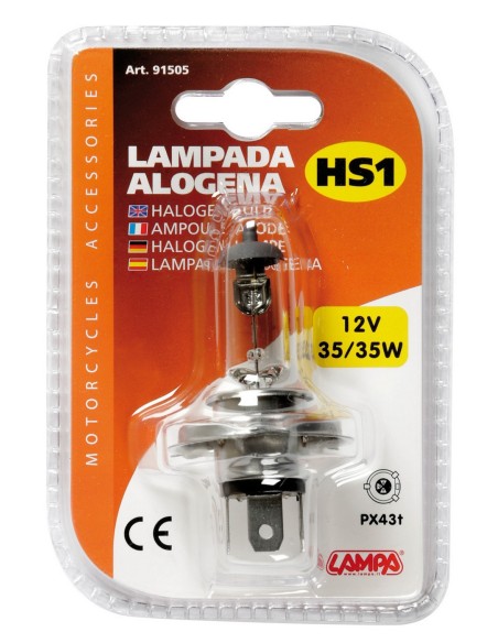 LAMPADIN.ALOGENA HS1 12V 35/35W P43T