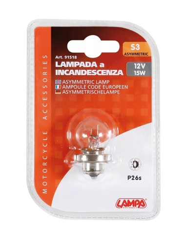 LAMPADIN.12V S3 P26S 15W