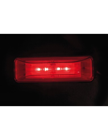 FANALE LUCE INGOMBRO -PR7- 4LED 24V ROSSA