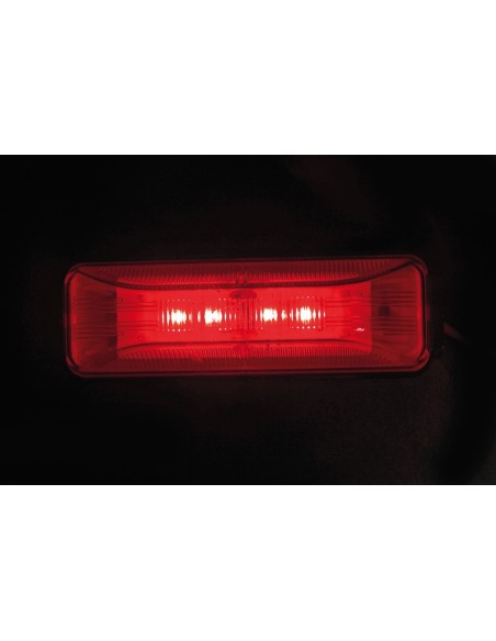 FANALE LUCE INGOMBRO -PR7- 4LED 24V ROSSA