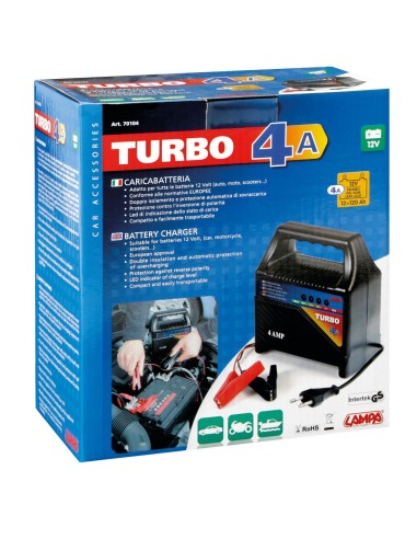CARICA BATTERIA -TURBO 4- 4 AH.