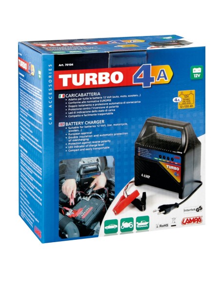 CARICA BATTERIA -TURBO 4- 4 AH.