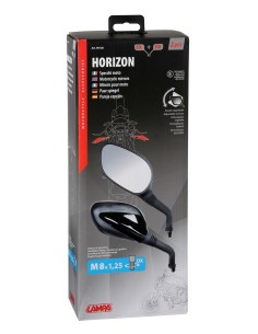 COPPIA SPECCHI MOTO -HORIZON- OMOLOGATI 2