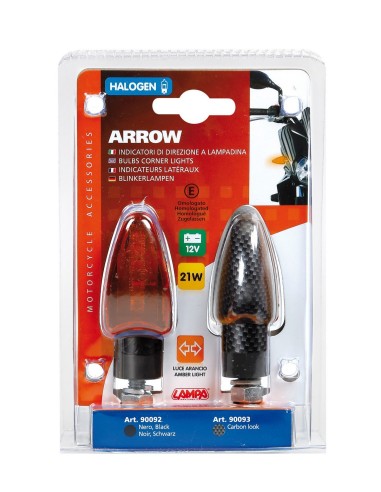 CP.FRECCE CARBON MOD ARROW C/LAMPAD.VETRO ARANCIO