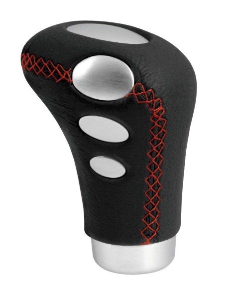 POMELLO CAMBIO-COBRA--NERO+FILO ROSSO-