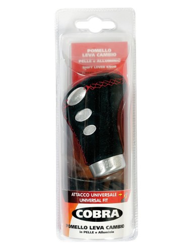 POMELLO CAMBIO-COBRA--NERO+FILO ROSSO-