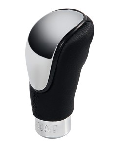 POMEL.LEVA CAMBIO PELLE+ALLUMINIO